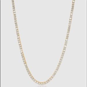 13 mm Tennis chain - Gold 16”